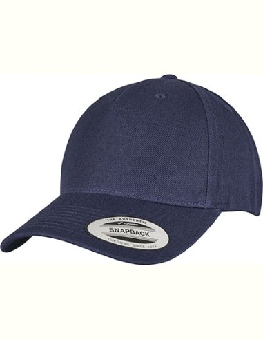F-5789M-YP Classics 5-Panel Premium Curved Visor Snapback Cap